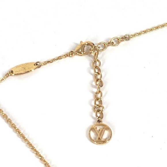 LOUIS VUITTON M64291 Collier-LV Angel Accessories chain Necklace Metal Gold - Picture 3 of 10